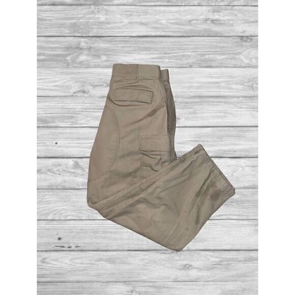 5.11 Tactical Tan Cargo Pants Womens Size Large Short (35x29) - Flaw - Picture 1 of 9